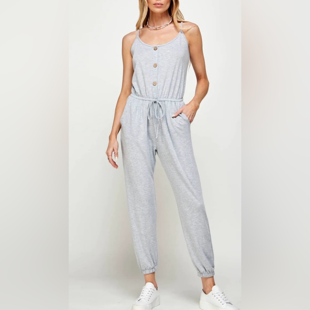 Ambiance Jersey Sleeveless Romper Overall